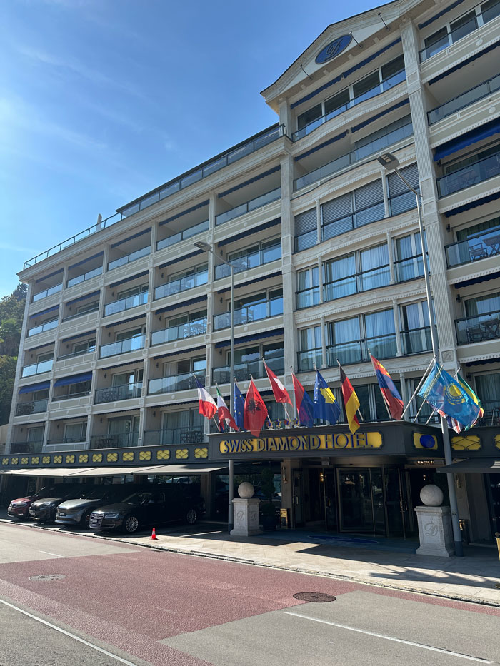 Wellness-Auszeit in Lugano in den Swiss Diamond Hotels 2 LakeLugano Hotel Aussen