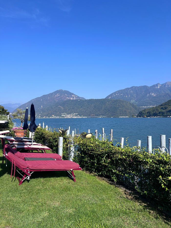 Wellness-Auszeit in Lugano in den Swiss Diamond Hotels 13 LakeLugano See Aussicht
